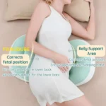 PANGDUBE Pregnancy Pillow with 1pc Free An Auxiliary Pillow Cotton Waist Support Pillow for Pregnant Women Sleeping Body - Image 2