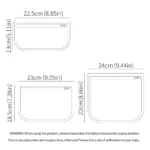 3-Piece Multi-Size Diaper&Toiletry Set Convertible Mom's Cosmetic Storage Bags (Dual-Use Design) - Image 6