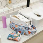 15*16*22cm Storage Bag Cute Cartoon Travel Waterproof Toiletry Bag Mommy Cloth Diaper Portable Trolley Hanging Handbag New - Image 4
