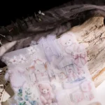 43pcs Kawaii Pregnancy Newborn Stickers Pink Cute Girls Boys Stickers Bear Dress Flower Stickers Gift Card Making - Image 5