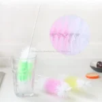 Nylon Bottle Brush 360 Degree Rotation Pacifier Cup Nipple Cleaning Brush - Image 3