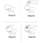 Toddler Bath Time Essential Silicone Massage Tool Hair Brush with Suction Cup for Easy Storage Convenient Use - Image 2