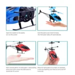 Rechargeable Mini RC Drone Remote Safe Fall-resistant RC Helicopters Drone Children Toys - Image 4