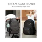 GoEase Diaper Bag Stylish, Durable amp Waterproof Bag with MultiPockets, Laptop Compartment, Changing Pad amp Stroller Stra - Image 5