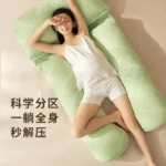 Pregnant women, pillows, waist pads, side sleeping p, abdominal support U-shaped, , belly, pregnancy, hugging - Image 4