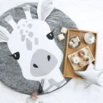 Dropshipping new cotton children crawling small blanket game floor mat for home decor - Image 4
