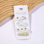 Ins Girls Hair Clips Fabric Hair Clips Children Hair Clips For Infant Gift Daily Wear - Image 5