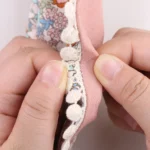 3Pcs/Set Bibs&Headbands Kid Tassel Saliva Towel Floral Print Double Side Boys Girls Bandana Burp Cloths Feeding Smock Stuff - Image 4