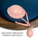 3Pcs Pregnancy Belly Inflatable - Wearable Artificial Pregnant Belly for Festive Dress Up Costume Photo Shoots Roleplay Fun - Image 5