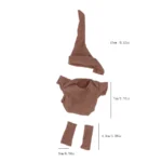 Doll Clothes Hat+Jumpsuit+Socks For 43CM Born Doll 18Inch American Doll Underwear Mini Diaper Toiletries Doll Accessories - Image 3