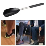 Stainless steel adjustable telescopic shoe puller household elderly pregnant women wear shoes shoe lift deviceazy hand tool - Image 5