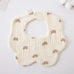 Newborn Bibs Burp Cloths For Girls Boys Infants Cotton Saliva Towel Toddler Feeding Drool Bib Thickened Burp Cloths New - Image 4
