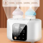 6-in-1 Bottle Warmer with Timer & Temp Control for Formula, Breastmilk, Food Jars, Auto Shut-Off, Compact for Travel - Image 4