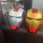 Marvel Avengers Iron Man Helmet Stock Adult Child Model Cosplay 1:1 Light Led Ironman Mask Action Figure Toys For Children Gift - Image 6