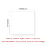 Elinfant 5PCS Bamboo Cotton Muslin Bibs 60x60cm Soft Drool Bibs Comfortable Scarf Burp Cloth - Image 2