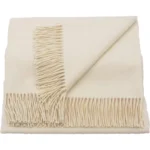 Luxury Mandarin Solid Color Alpaca Throw Blanket, Soft and Warm Afghan for Cozy Comfort - Image 5