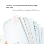 A42Z-Memory Book Scrapbook Photo Album Pregnancy Diary Cute Animal Keepsake Record Growth Journal Hand Account - Image 6