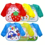 Waterproof EVA Full Sleeve Bibs Children Apron Long Sleeve Feeding Smock Kids Eating Breastplate Infant Scarf Clothing - Image 3