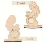 Wood Ultrasound Photo Frame Pregnancy Announcement Picture Display Frames Creative Desktop Decoration Couple Love Gift - Image 5