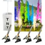 Creative Celebration Shower Gender Reveal Idea Color Smoke Bombs Machine Shower 1st Birth Event Party Pink Blue Boy FX