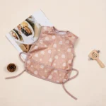 feeding bibs waterproof magic tape recycled fabric breathable fashion print saliva towel