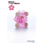 【Spot Goods】Original Transformation Toy Doctor Wu DW-E18S Pink Transparent Iron Dragon Three Transformation Base Action Doll - Image 4