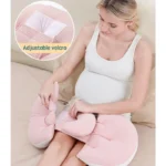 PANGDUBE Pregnancy Pillow with 1pc Free An Auxiliary Pillow Cotton Waist Support Pillow for Pregnant Women Sleeping Body - Image 6