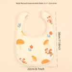 1pcs Bibs Cotton Infant Feeding Bib Newborn Burp Cloths Bandana for Kids Boys Girls Soft Saliva Towel - Image 2
