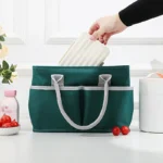 Thermal Insulation Lunch Bag Large Capacity Multifunctional Handbag Outdoor Picnic Thermos Diaper Bottle Storage Mummy Bags - Image 4