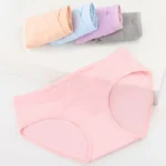 Low waisted Belly Support Pure Cotton Pregnant Women's Underwear Is Soft Comfortable Traceless All Cotton Women's Underwear - Image 5