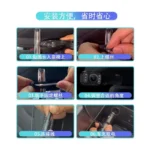 1080P Car Mirror Car Camera Night Vision Safety Car Seat Mirror Cameras Monitored Mirrors with Wide Crystal Clear View - Image 3