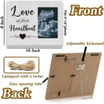 Pregnancy Announcement for Grandparents Friends Husband Ultrasound Picture Frames Congratulations Pregnancy Gifts for First Time - Image 2