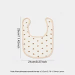 3pcs Newborn Bibs Infant Bib Cotton Burp Cloths Bandana Toddler Kids Boy Girls Feeding Saliva Towel Stuff New Arrivals - Image 6