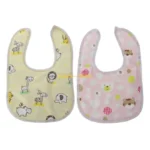 Y4QA Feeding Bibs Kid Cotton Towel Newborn Bandana Saliva for Triangle Dribble Infant Scarf Cotton Button - Image 3