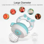 Silicone Fresh Food Nibbler Feeder Kids boy girl Fruit Nipples Feeding Safe Infant Supplies Nipple soother Bottles - Image 3