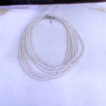 3-4mm AAAA Rare Natural Freshwater Small NearRound Pearl Isolated Bead Women Gift Jewelry Make DIY Bracelet Women Necklace - Image 3