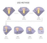 120x110cm Bamboo Cotton Muslin Swaddle Blanket Cute Soft Print Towel Wrap - Image 5