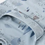 Newborn Bibs Blouse Waterproof No-sleeved Reverse Dressing Infant Eating Clothes Apron Bib Protective Clothing - Image 3