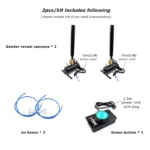 Pink or Blue Color Explosion Gender Reveal Machine Cannon Sparkling Surprise Joy Confetti Ribbon Holi Shoote - Image 2