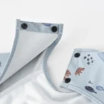 Newborn Bibs Blouse Waterproof No-sleeved Reverse Dressing Infant Eating Clothes Apron Bib Protective Clothing - Image 4
