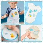 Girl Bottle Stroller Little Horse Emblem Clothing Accessories Badge Sticker Embroidered Embroidery Sticker Iron-on Patches