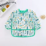 3PCS/1PCS Smock Bibs Waterproof Long-sleeved Eating Feeding Art Apron Newborn Toddler Burp Cloths Fit 0-3 Years - Image 4