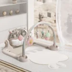 Fitness Stand Toy Infant Music Rack Play Mat Fitness Frame Crawling Toy Activity Gym Game Activity Rug Blanket