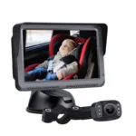 1080P Car Mirror Car Camera Night Vision Safety Car Seat Mirror Cameras Monitored Mirrors with Wide Crystal Clear View
