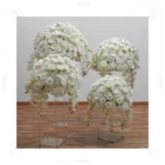 Orchids Artificial Flower Ball Wedding Centerpieces Wedding Decoration Supplies Wedding Favors Backdrop Stand Gender Reveal - Image 2