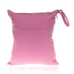 Waterproof Wet Dry Bag Reusable Toiletries Bag Diaper Storage Bag Swimsuit Storage with Two Pockets Nappy Dry Bag Bathing - Image 3