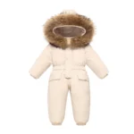 IYEAL Russian Winter Waterproof Snowsuit 90% Duck Down Jacket For Girls Coats Winter Park for Infant Boy Snowsuit Snow Wear - Image 4
