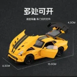 1:32 Viper High Simulation Diecast Metal Alloy Model car Sound Light Pull Back Collection Kids Toy Gifts - Image 4
