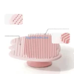 Infant Scalp Cleaning Tool Bath Scrubber Silicone Exfoliating Tool Hair Brush Equipment For Showering Hour - Image 3