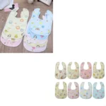 Cotton Feeding Bibs Infant Scarf Kid Towel Boys Girls Bib Bandana Saliva